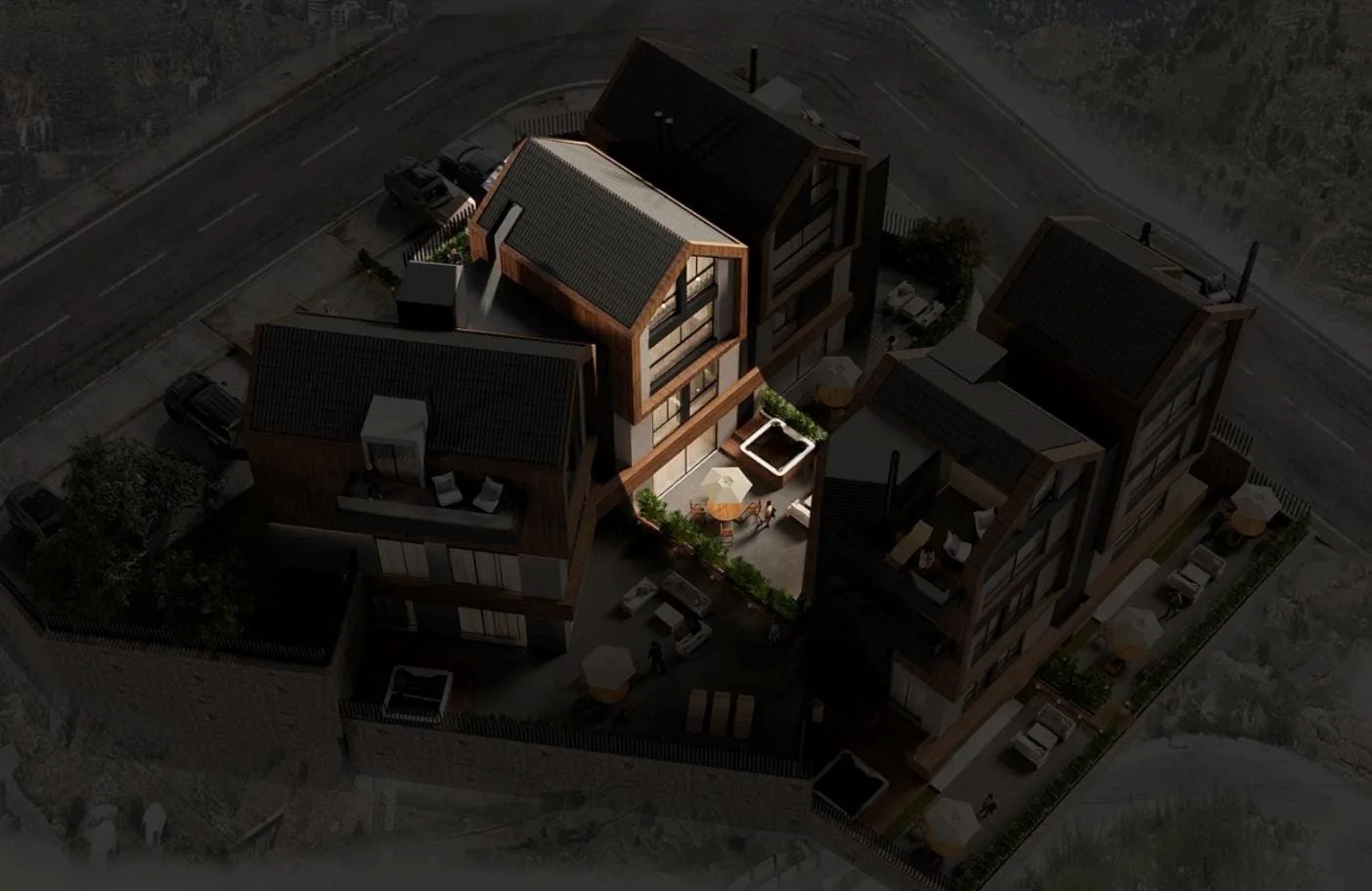 B2 duplex chalet